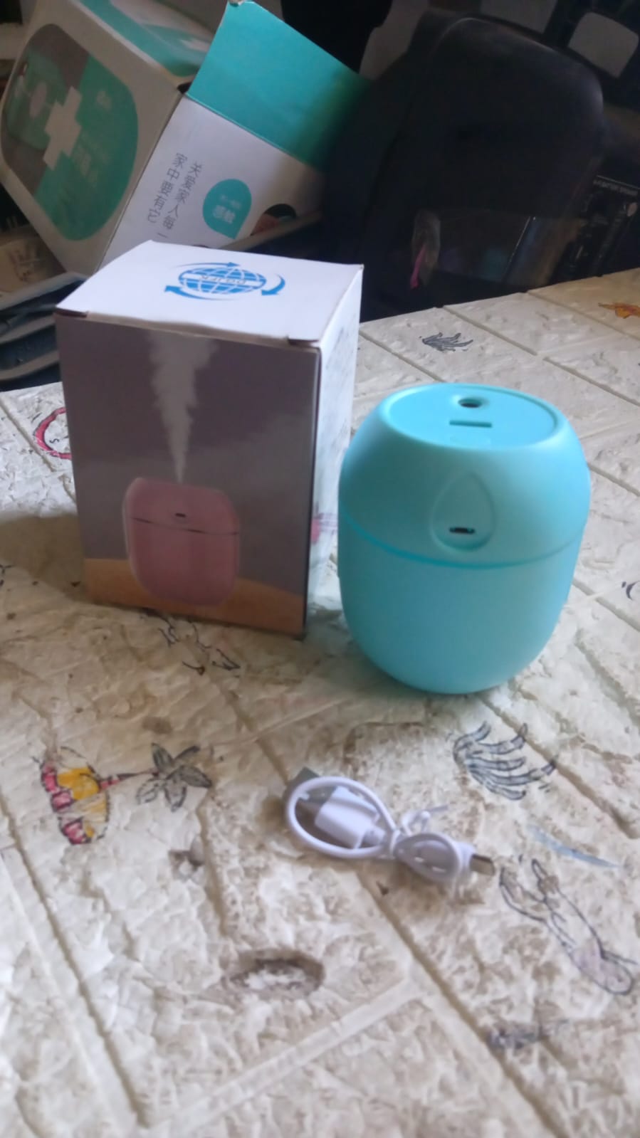 6785 Portable Lighting Mini Humidifier, USB Personal Desktop Air Humidifier for Baby Bedroom Travel Office Home with Light, Cool Mist Humidifier, Essential Oil Diffusers, Cool Mist Humidifiers (250 ML) 6785 Portable Lighting Mini Humidifier, USB Personal Desktop Air Humidifier for Baby Bedroom Travel Office Home with Light, Cool Mist Humidifier, Essential Oil Diffusers, Cool Mist Humidifiers (250 ML)